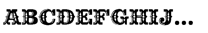 Calavera Four Font UPPERCASE