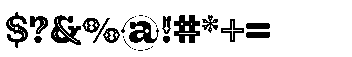 Calavera One Font OTHER CHARS