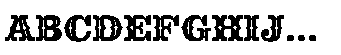 Calavera One Font UPPERCASE