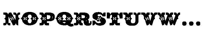 Calavera Three Font LOWERCASE