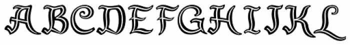 Calaveras Inline Font UPPERCASE