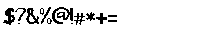 Caldavine Display Font OTHER CHARS