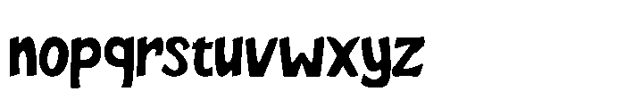 Caldavine Display Font LOWERCASE