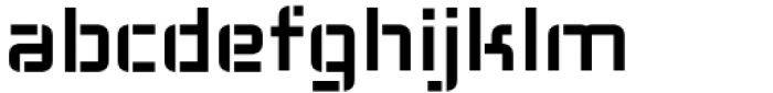 Caldense Stencil Regular Font LOWERCASE