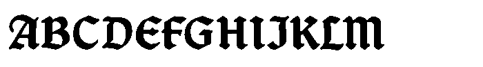 Calderon Bold Font UPPERCASE