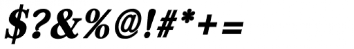 Caldicote Bold Italic Font OTHER CHARS