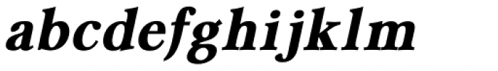 Caldicote Bold Italic Font LOWERCASE