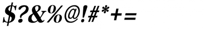 Caldicote Italic Font OTHER CHARS