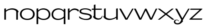 Caldstone Extra Light Expanded Font LOWERCASE