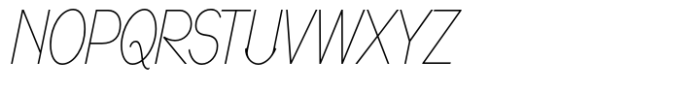Caldstone Hairline Condensed Italic Font UPPERCASE