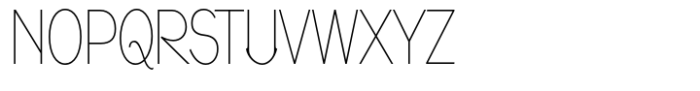 Caldstone Hairline Condensed Font UPPERCASE