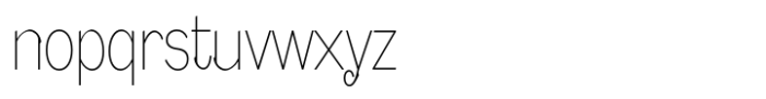 Caldstone Hairline Condensed Font LOWERCASE