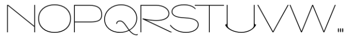 Caldstone Hairline Expanded Font UPPERCASE