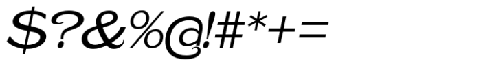 Caldstone Light Expanded Italic Font OTHER CHARS