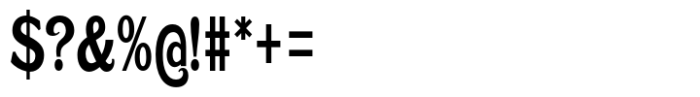 Caldstone Medium Condensed Font OTHER CHARS