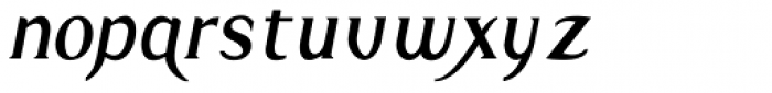 Cale Italic Font LOWERCASE