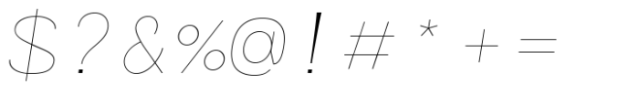 Caleb Mono Thin Italic Font OTHER CHARS