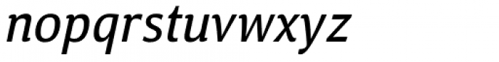 Calendula Italic Font LOWERCASE