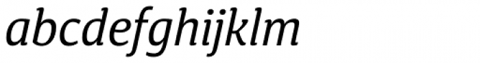 Calendula Light Italic Font LOWERCASE
