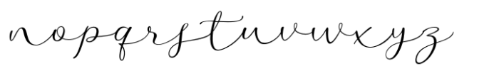 Calentine Font LOWERCASE