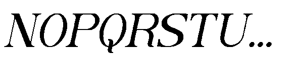 Caleny Italic Font UPPERCASE