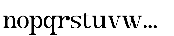 Caleny Regular Font LOWERCASE