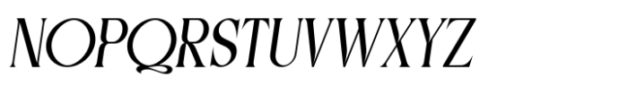 Calestia Italic Font UPPERCASE