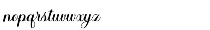 Calestine Calligraphy Font LOWERCASE