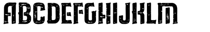 Caleuche Alt Ultra Bold Rough Font UPPERCASE