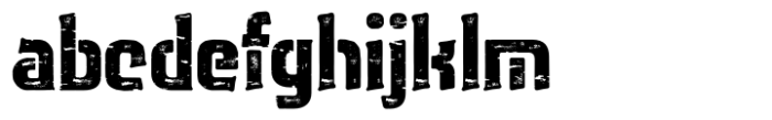 Caleuche Alt Ultra Bold Rough Font LOWERCASE