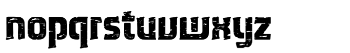 Caleuche Alt Ultra Bold Rough Font LOWERCASE