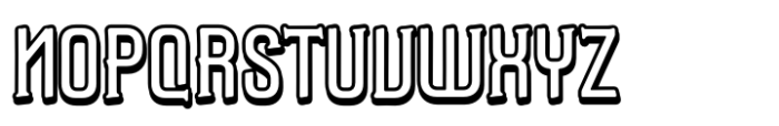 Caleuche Medium Inline Font UPPERCASE