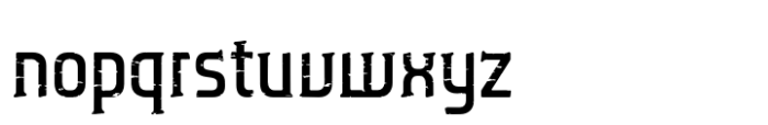 Caleuche Medium Rough Font LOWERCASE