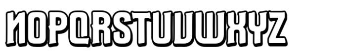 Caleuche Ultra Bold Inline Font UPPERCASE