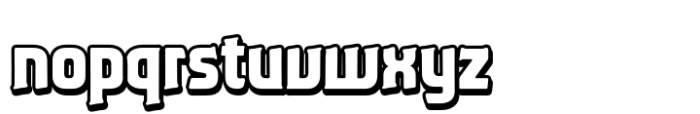 Caleuche Ultra Bold Inline Font LOWERCASE