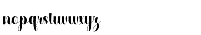 Caleyda Romantic Font LOWERCASE