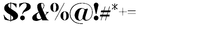 Calferia Black Font OTHER CHARS