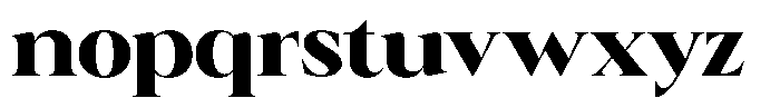 Calferia Black Font LOWERCASE
