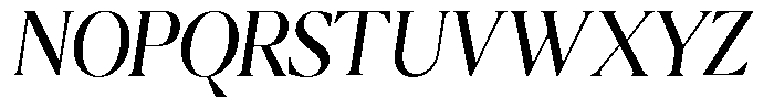 Calferia Conde Italic Variable Italic Font UPPERCASE