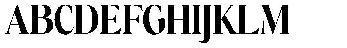 Calferia Condensed Extra Bold Font UPPERCASE