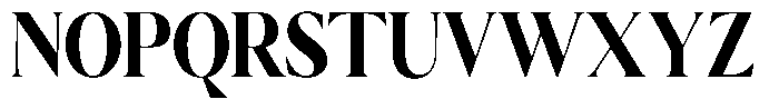 Calferia Condensed Extra Bold Font UPPERCASE