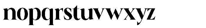 Calferia Condensed Extra Bold Font LOWERCASE