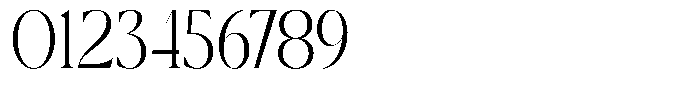 Calferia Condensed Extra Light Font OTHER CHARS