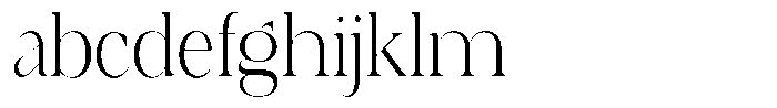 Calferia Condensed Extra Light FONT
