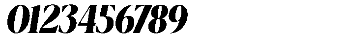 Calferia Condensed Italic Black Italic Font OTHER CHARS