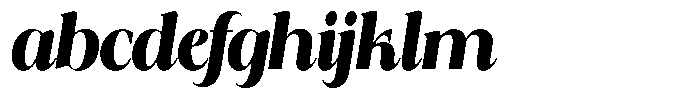Calferia Condensed Italic Black Italic FONT