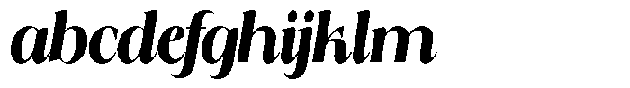 Calferia Condensed Italic Extra Bold Italic FONT