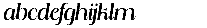 Calferia Condensed Italic Medium Italic FONT