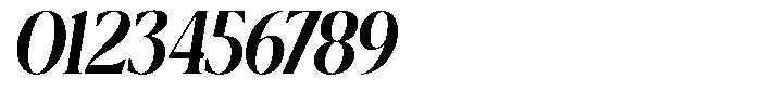 Calferia Condensed Italic Semi Bold Italic Font OTHER CHARS