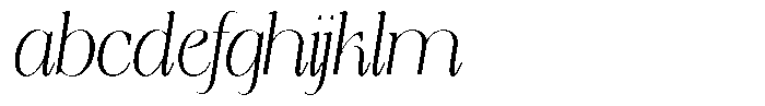 Calferia Condensed Italic Thin Italic FONT